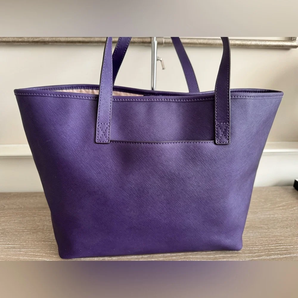 Michael Kors Purple Tote Bag - Picture 6 of 16
